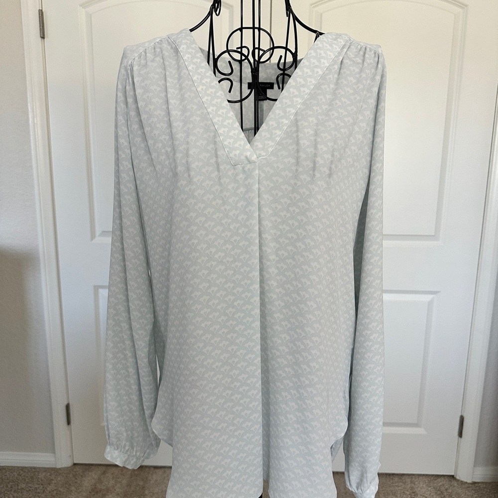 Ann Taylor Light Blue Blouse